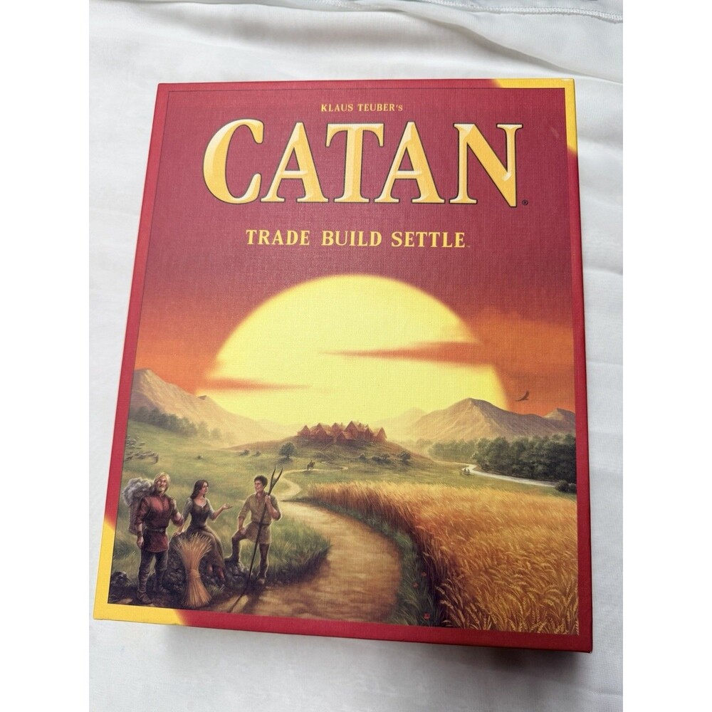 Catan Trade Build Settle Board Game Complete Barely Used Excellent Condition.